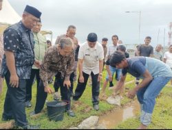 Bupati Sidrap Letakkan Batu Pertama Musala Sport Center Panca Rijang