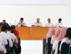Bupati pinrang pimpin rapat koordinasi bersama penyulu pertanian