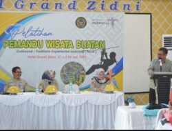 Sekda Sidrap Apresiasi Disporapar Gelar Pelatihan Pemandu Wisata Buatan