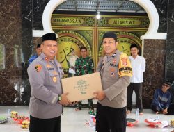 Kapolres Barru meresmikan Masjid Nurul Iman Muhammading di Desa Libureng Kabupaten Barru