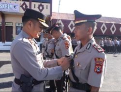 Polres Soppeng Gelar Kenal Pamit Pejabat Baru dan Pejabat Lama Kanag Ren, Kasat Binmas, Kasiwas dan Kapolsek Lalabata