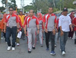 Dilepas Dollah Mando, Jalan Santai Semarakkan HUT ke-78 RI di Kabupaten Sidrap