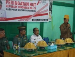 Jelang Puncak HUT RI, Bupati Sidrap Anjangsana ke LVRI