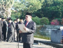 Upacara Bendera Hari Kemerdekaan ke-78, Sekda Sidrap Sampaikan Sambutan Seragam Gubernur