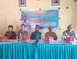 Hadiri Musdes Penyusunan RKPDes Desa Duampanua, Masrullah Singkronkan Arah Pembanguan Desa dan Daerah