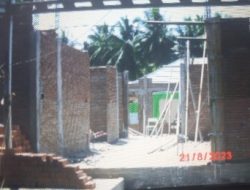 Kegiatan Rehab Berat Gedung Perawatan Puskesmas Pelitakan Disorot LSM LPA