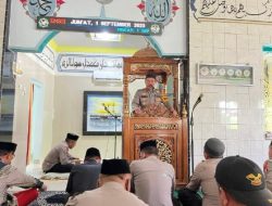 Wakapolres Soppeng Pimpin Safari Jumat di Masjid Nurul Falah Pajalele Desa Ganra