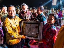 Pemerintah Kabupaten Pinrang kembali meraih penghargaan dari pemerintah Provinsi Sulawesi Selatan