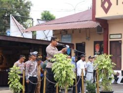 Polres Soppeng Melaksanakan Apel Gelar Pasukan Ops Zebra Pallawa 2023