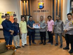 Kapolres Pinrang Menerima Kunjungan Ketua KPU Pinrang Berserta anggota KPU