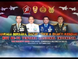 Peringatan HUT TNI ke-78 di Sidrap Serangkaian Kegiatan yang Mengedepankan Kebersamaan