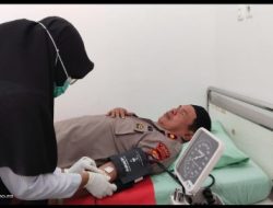 Sambut HUT Humas Polri ke 72 Tahun 2023, Humas Polres Soppeng Gelar Bakti Kesehatan Donor Darah