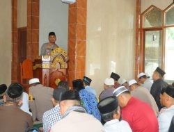 Safari Jumat di Masjid Al – Ikhlas Allaporeng Lilirilau, Kapolres Soppeng Ajak Warga Sukseskan Pemilu dan Bijak Bermedsos