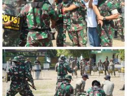 Kodim1419 Enrekang Gelar Latihan PHH Bersama Satpol PP Jelang Pemilu 2024