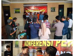 Polres Enrekang Mengadakan Konferensi Pers Dengan Awak Media