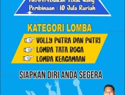 Berbagai Lomba Semarakkan Hari Jadi ke-26 Desa Lombo