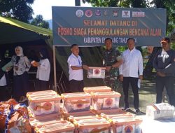 Bank Sulselbar Menyerahkan Bantuan Tanah Longsor CSR Senilai 50 Juta Di Kab Enrekang