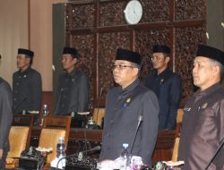 Humas Kominfo Jeneponto-Rapat Paripurna DPRD Kabupaten Jeneponto Dalam Rangka Penyerahan Laporan Keterangan Pertanggung jawaban (LKPJ)