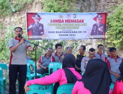 Dalam Rangka Memeriahkan Hari Bhayangkara ke 78,Polres Soppeng Menggelar lomba Memasak Nasi Goreng 