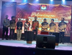 KPU Gelar Peluncuran Tahapan Pemilihan Bupati dan Wakil Bupati Di Taman Foodcourt Kabupaten Enrekang 2024