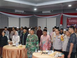 Polres Soppeng menggelar doa bersama dihari peringatan Hari Bhayangkara ke-78 Tahun 2024 di Aula Tantya