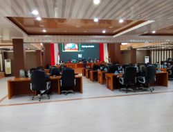 DPRD Polman Gelar Sidang Paripurna,Terkait Pandangan Umum Praksi Di DPRD