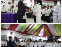 Pengukuhan Dan Perpanjangan Masa Jabatan Sejumlah Kades Dan BPD Di Kabupaten Enrekang