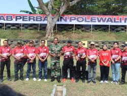 HUT Bhayangkara Ke-78 Polres Polman Gelar Lomba Menembakb