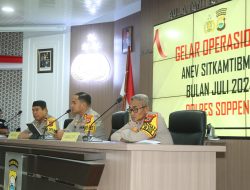 Kapolres Soppeng AKBP Dr.H.Muhammad Yusuf Usman SIK.,SH.,MT.,CIPA Pimpin Gelar Operasional Anev situasi Kamtibmas