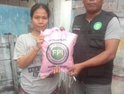 FPI Parepare Tebar Kebahagiaan dengan Pembagian Beras Gratis di Kota Parepare