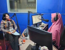 Talk Show Di Radio Gama,Kasat Lantas Polres Gowa Jadi Pemateri
