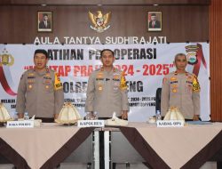Jelang Pemilukada Serentak Kapolres Soppeng Latihan Pra Operasi(LATPRAOPS)Mantap Praja 2024-2025