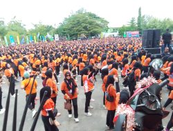 Ketua MP2 Sulbar Sukses,Menghadirkan 4000 Orang Lebih Militan Prempuan Di Lapangan Panca Sila Pekkabata Polewali