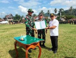 TMMD Di Polman Dipusatkan Di Desa Riso , Pj Sekda Polman Pimpin Upacara