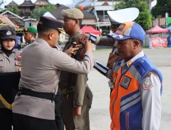 Dalam Rangka Kamtibmas Menjelang Pemilukada 2024,Polres Soppeng Bersama Dandim 1423 Menggelar Konvoi Patroli Sinergitas