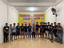 Pelepasan tim balap motor barru IRT INIMI RACING TEAM Oleh Ketua tim pemenangan INIMI untuk barru 2024-2029 andi Anwar aksa.