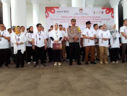 Pengundian Nomor Urut dan Penetapan Paslon  Bupati Dan Wakil Bupati Polman, Disambut Suasana Haru Dan Gembira Para Pendukung Paslon