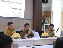Pj.Bupati pinrang pimpin rapat koordinasi dan soaialisasi Dokumen Kajian Risiko Bencana