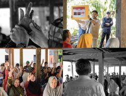 Pasangan Calon Bupati dan Wakil Bupati Barru nomor urut 3, Andi Ina Kartika Sari, Abustan  menggelar kampanye tatap muka di Ampiri, Desa Bacu-Bacu, Kecamatan Barru pada Senin (7/10/2024).