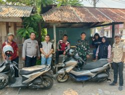 Polsek Bajeng Polres Gowa Amankan Kampanye Terbatas Calon Bupati Gowa di Desa Mandalle