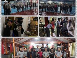 Lapas Kelas IIA Parepare Gelar Razia Gabungan Blok Hunian Bersama Polres Parepare Guna Mencegah Peredaran Dan Penyalah Gunaan Narkoba