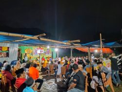 Tidak memandang tempat yang seadanya calon wakil Bupati DR.Ir. Abustan MSi melanjutkan kampanye dialog tatap muka di dusun pange