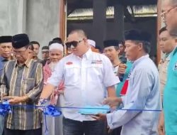 Masjid Al Anshor Desa Rangoan Matangnga Diresmikan  H.Abdul Haris