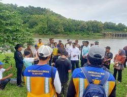 Kanit Binmas Polsek Wonomulyo Hadiri Penaburan Benih Ikan Nila di Bendungan Sekka-Sekka