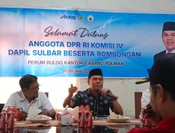 Untuk Memastikan Stok Gabah Dan Beras Di Polman,Anggota DPR RI Komisi IV, Ajbar Kunjungi Perum Bulog Polman Dan Gudang Bulog Kuningan Wonomulyo