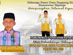 Keluarga Besar Desa Rappang,Kecamatan Tapango,Mengucapkan Selamat Atas Dilantiknya H.Samsul Mahmud,S,IP Dengan Andi Nursami Masdar,SE.,Adm,KP