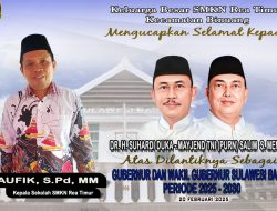 Keluarga Besar SMKN SPP Rea Timur/SPPN Polewali,Kabupaten Polman,Mengucapkan Selamat Atas DilantiknyaDr.H.Suhardi Duka Bersama Mayjen(Purn) TNI Salim.S.Mengga Sebagai Gubernur Dan Wakil Gubernur Sulbar,Periode 2025-2030.