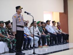 Kapolres Gowa Pimpin Apel Gelar Pasukan Operasi Kepolisian Terpusat Ketupat,Tahun 2025