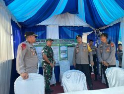 Kapolres Gowa Bersama Dandim 1409/Gowa Tinjau Pos Pengamanan Ops Ketupat 2025 di Samata