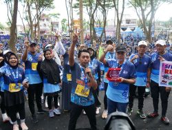 Bupati dan Wakil Bupati Sidrap Lepas Ribuan Peserta Ajang Sidrap Run 2025
